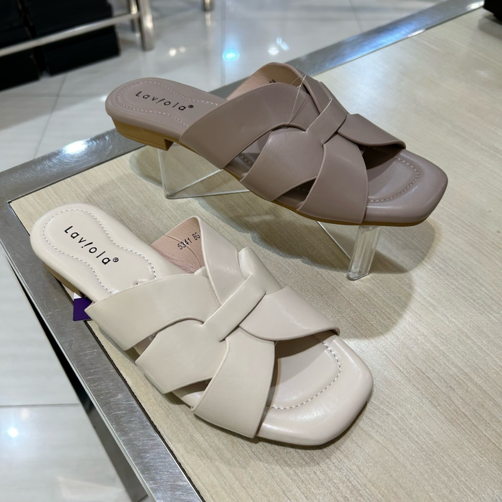 sandal wanita flat lentur anti slip LAVIOLA original