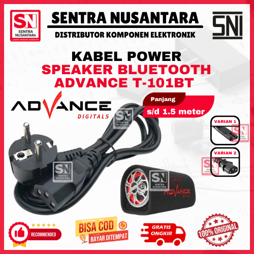 KABEL LISTRIK  SPEAKER ADVANCE T101 BT HIGH QUALITY ANTI KORSLET | COK KABEL SPEAKER BLUETOOTH ADVAN