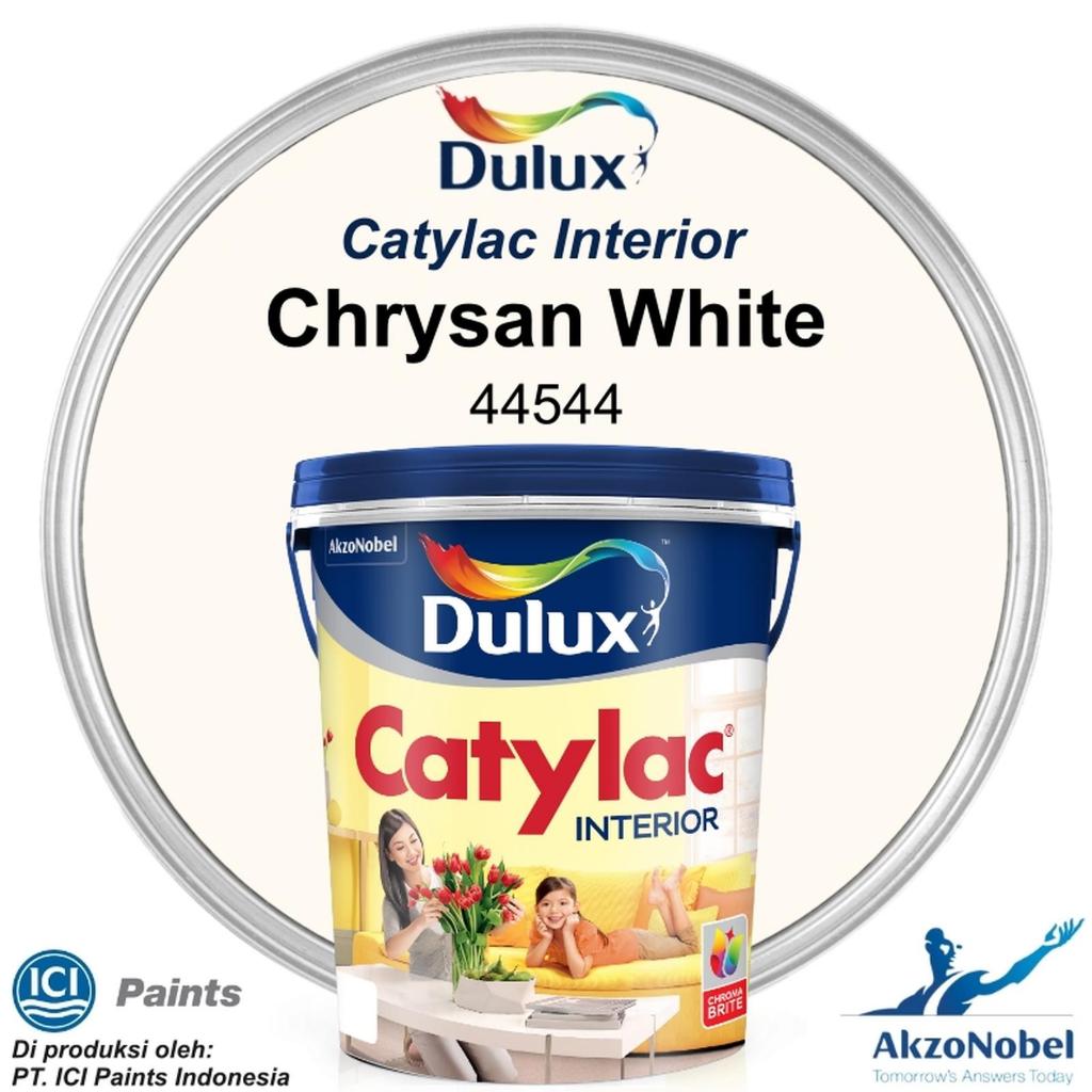 CAT DULUX CATYLAC INTERIOR 5 KG - CHRYSAN WHITE 44544