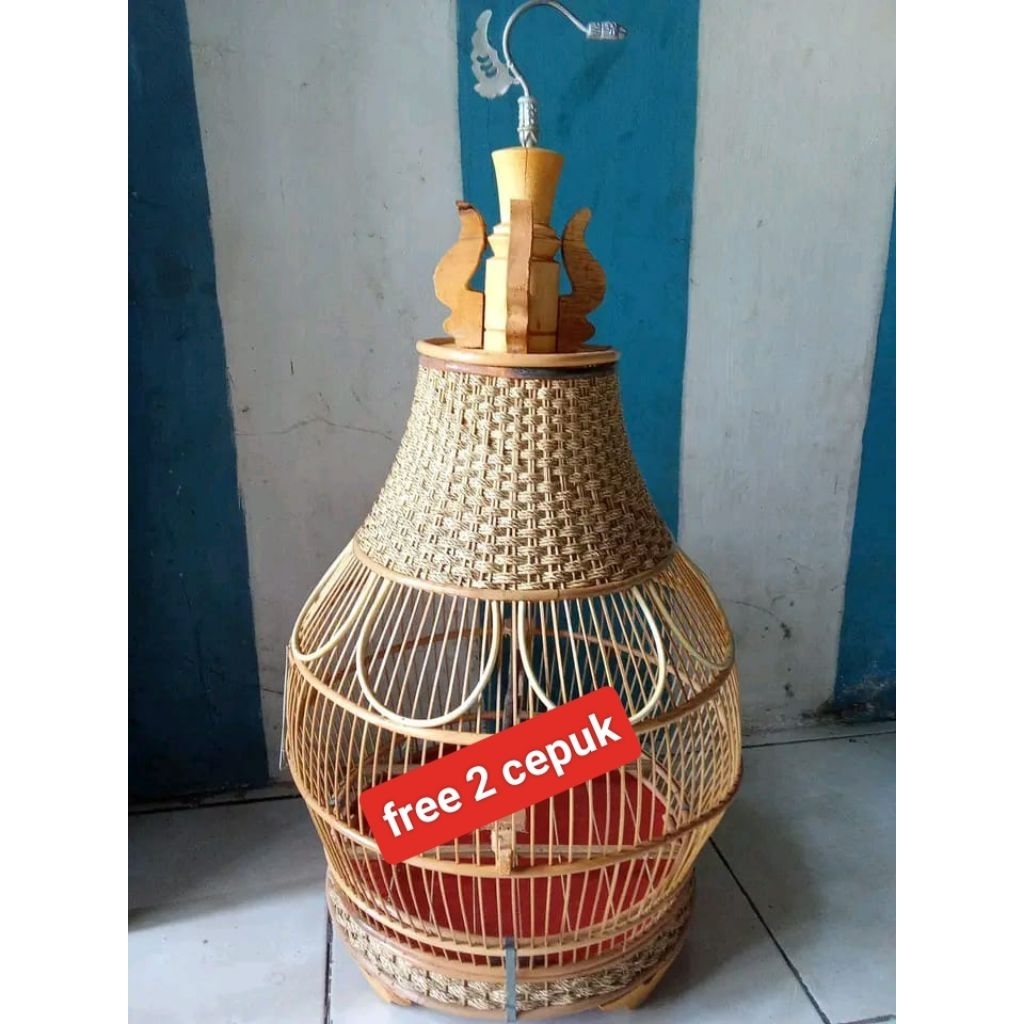 kandang sangkar perkutut model Mataram egel/mahkota