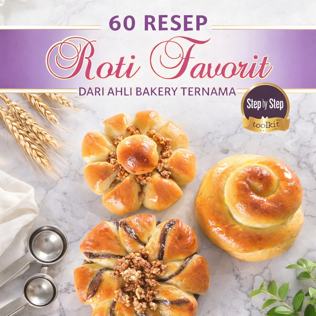 Toolkit 60 Resep Roti Favorit ala Ahli Bakery Profesional