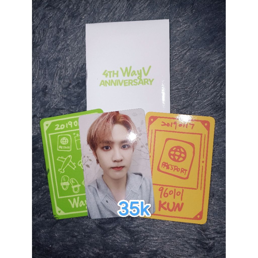 4th Anniversary Wayv Kun unsealed