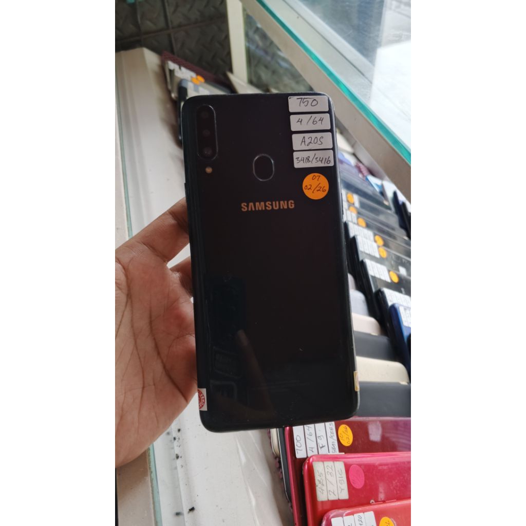 SAMSUNG A20S RAM 4/64GB NORMAL SIAP PAKAI