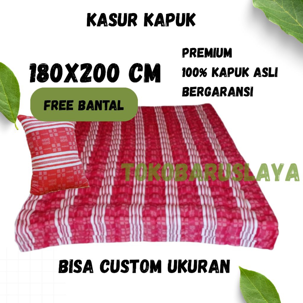 KASUR KAPUK 100% KAPUK RANDU ASLI PREMIUM ORIGINAL