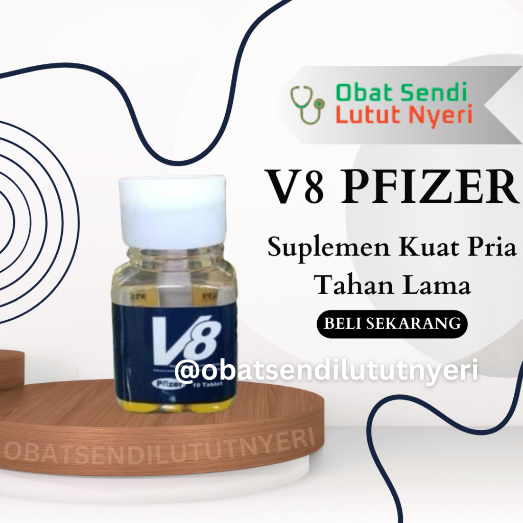 Cod Original Kapsul Stamina V8 Suplemen Penambah Obat Stamina Pria Dewasa KUAT HERBAL TAHAN LAMA