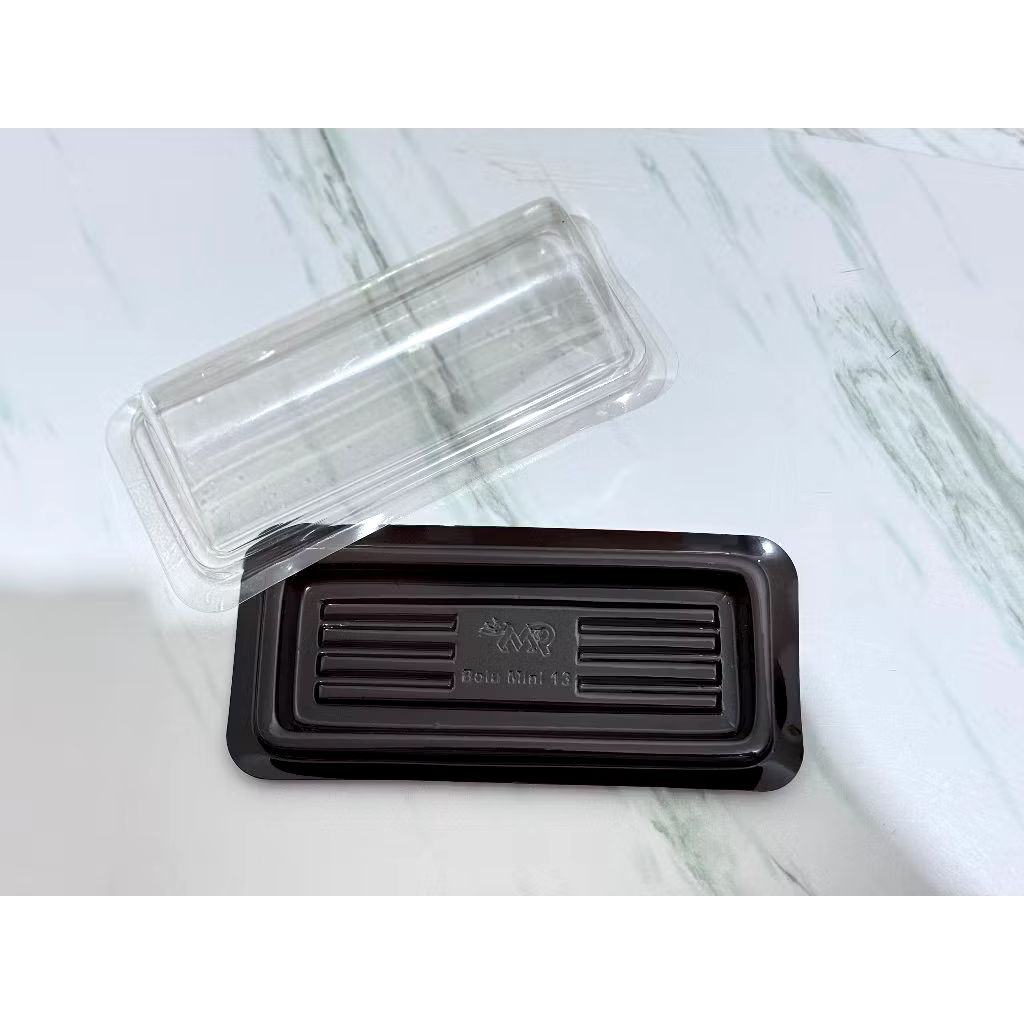 HAPPY GROSIR [50PCS] Mika Bento Roti dan Mochi | Mika Tray Bolu Gulung | Mika Bolu Gulung Tray Cake 