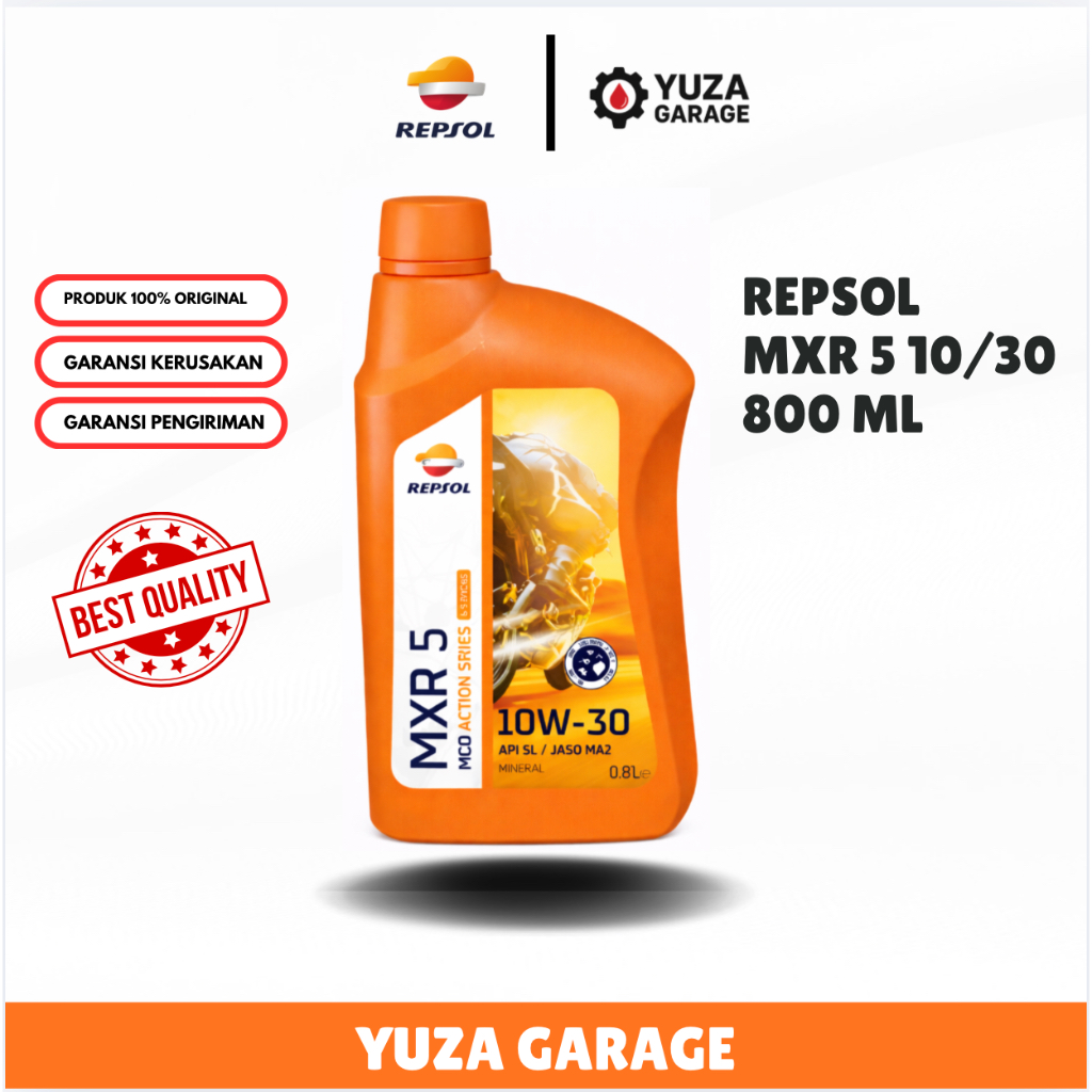 Repsol MXR 5 10/30 800ml Perlindungan Maksimal