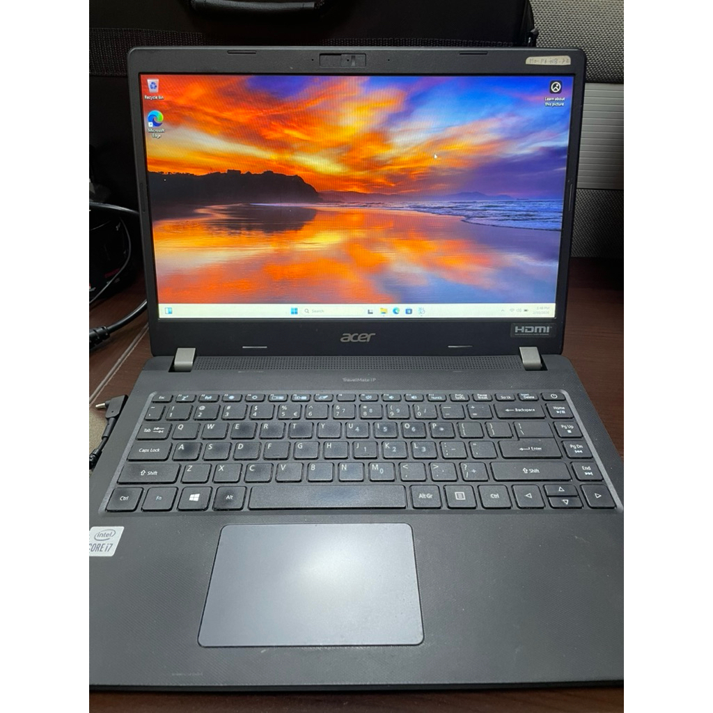 Laptop Acer Travelmate i7 ram 8gb