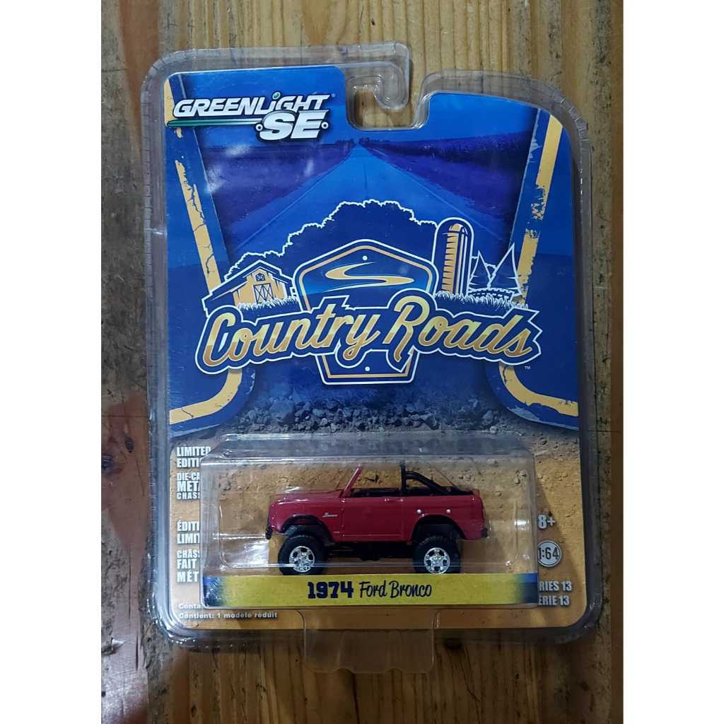 GREENLIGHT 1974 FORD BRONCO OFF ROAD RED