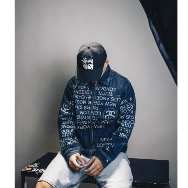 stuss* zip chore work trucker jacket