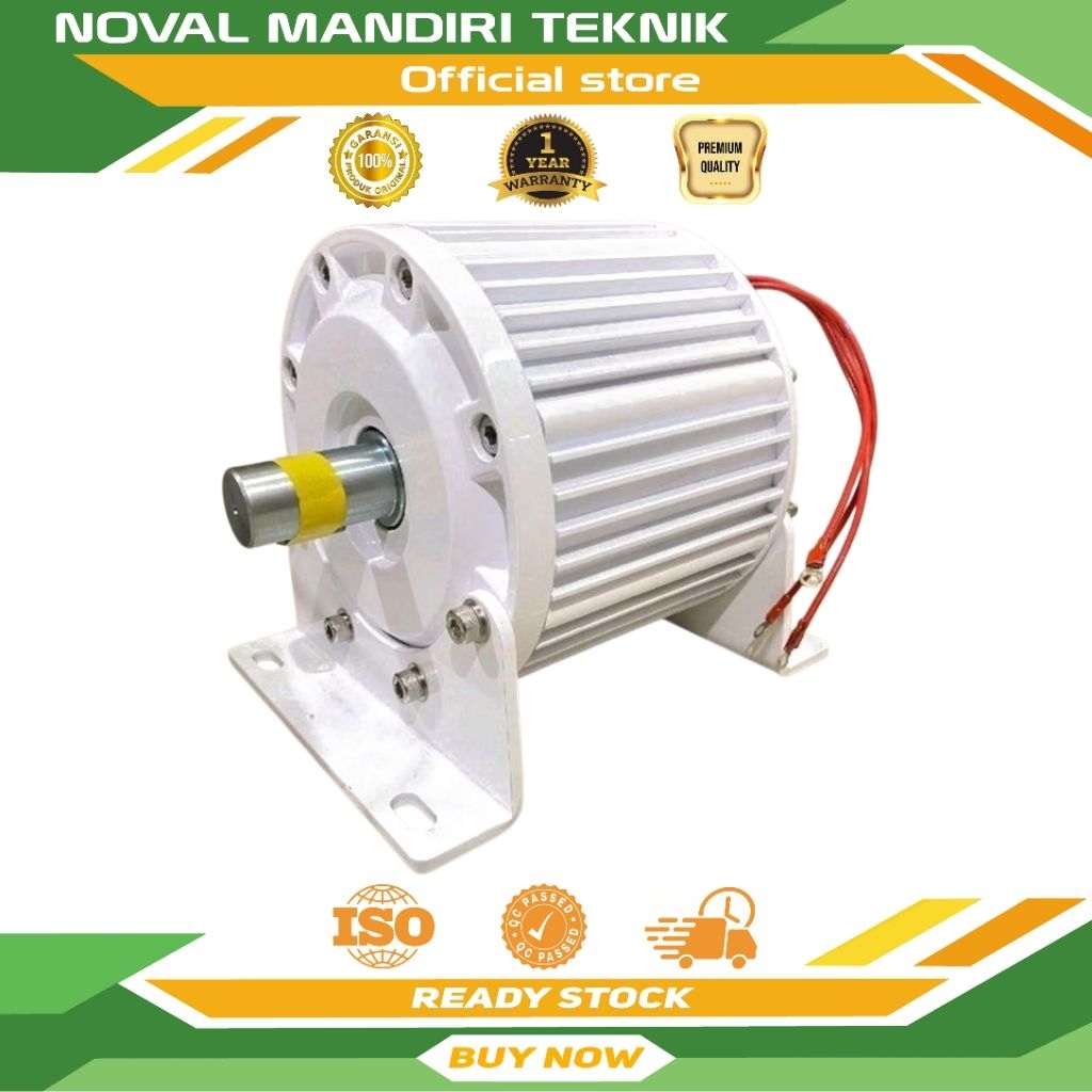 Generator Magnet Permanen Wind Turbine 5kW 5000W Alternator Low RPM