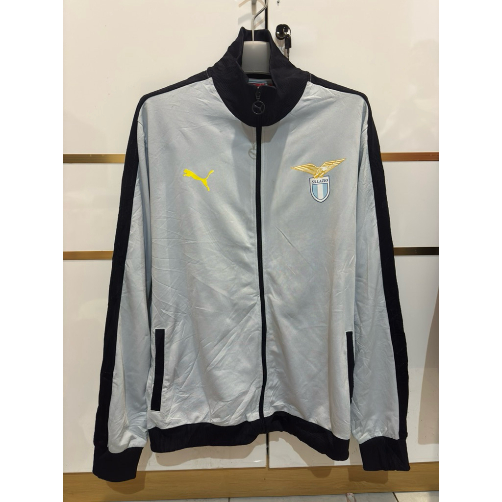 Jaket tracktop zipper Puma x Lazio rare langka
