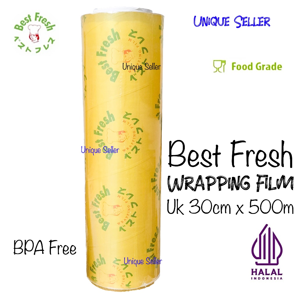 Cling Wrap Bestfresh 30Cm x 250M 30Cm x 500M Plastik Wrap Wrapping Makanan Refill Roll Besar