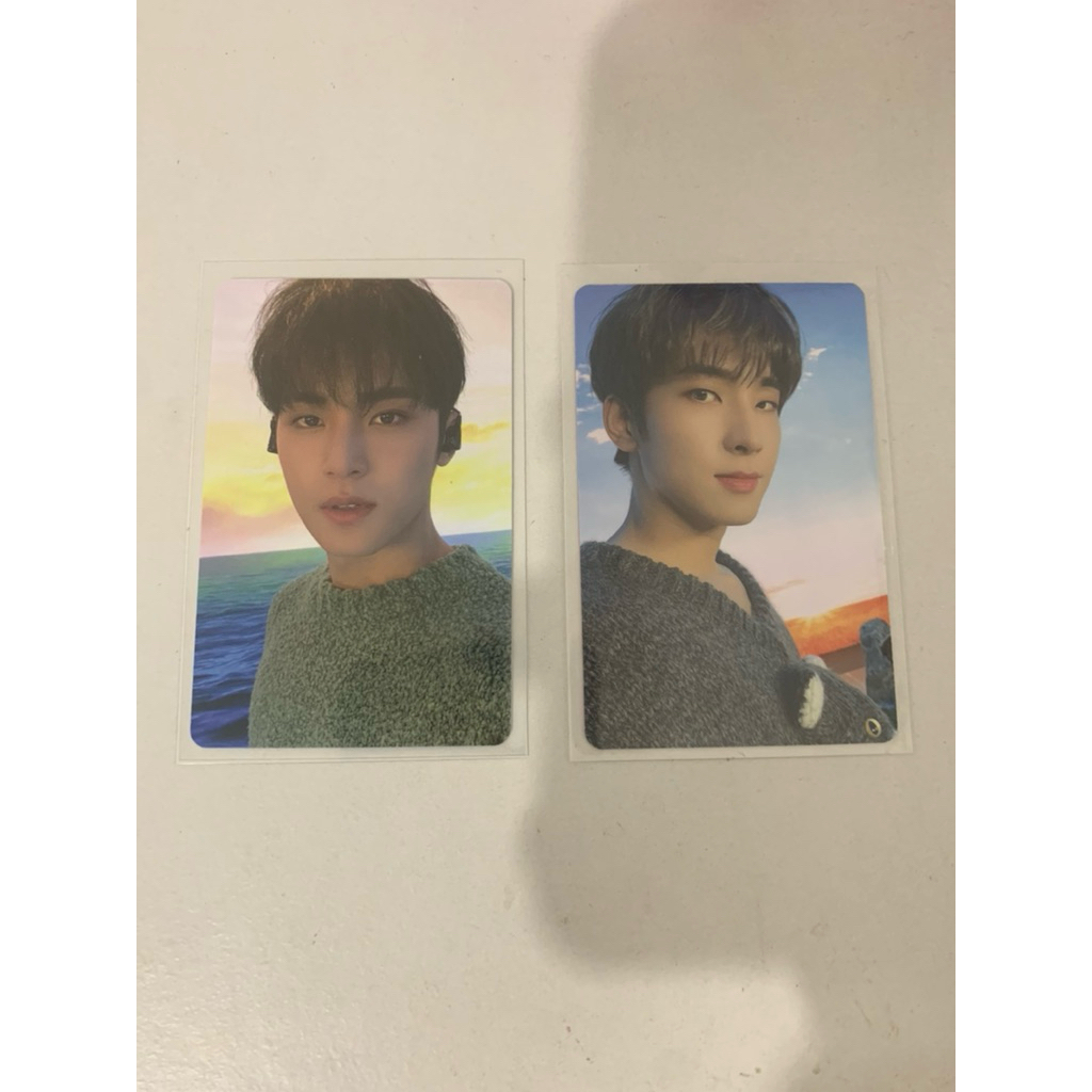 Photocard seventeen clearance sell mingyu wonwoo minwon dicon