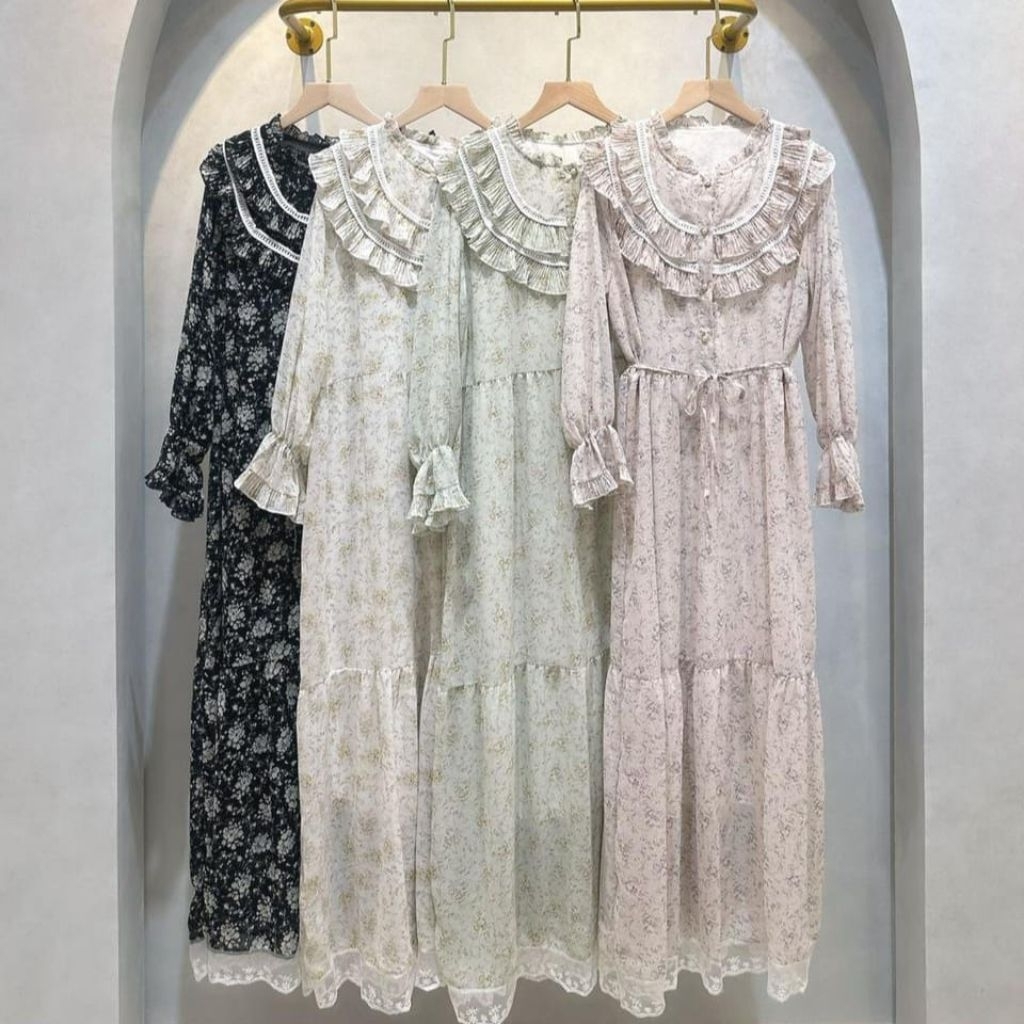 SATARLA DRESS CERUTY PREMIUM / GAMIS CERUTY IMPORT / GAMIS LEBARAN /RAYA DRESS/ GAMIS REMAJA  / GAMI