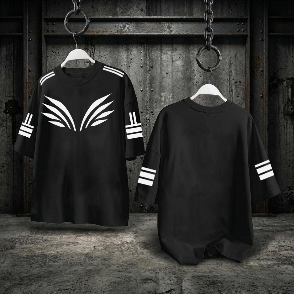 HYPERDRIP - OVERSIZE T-Shirt " DOMINATE " | Kaos Oversize Unisex | Cotton Combed 20s Tebal | Baju Di