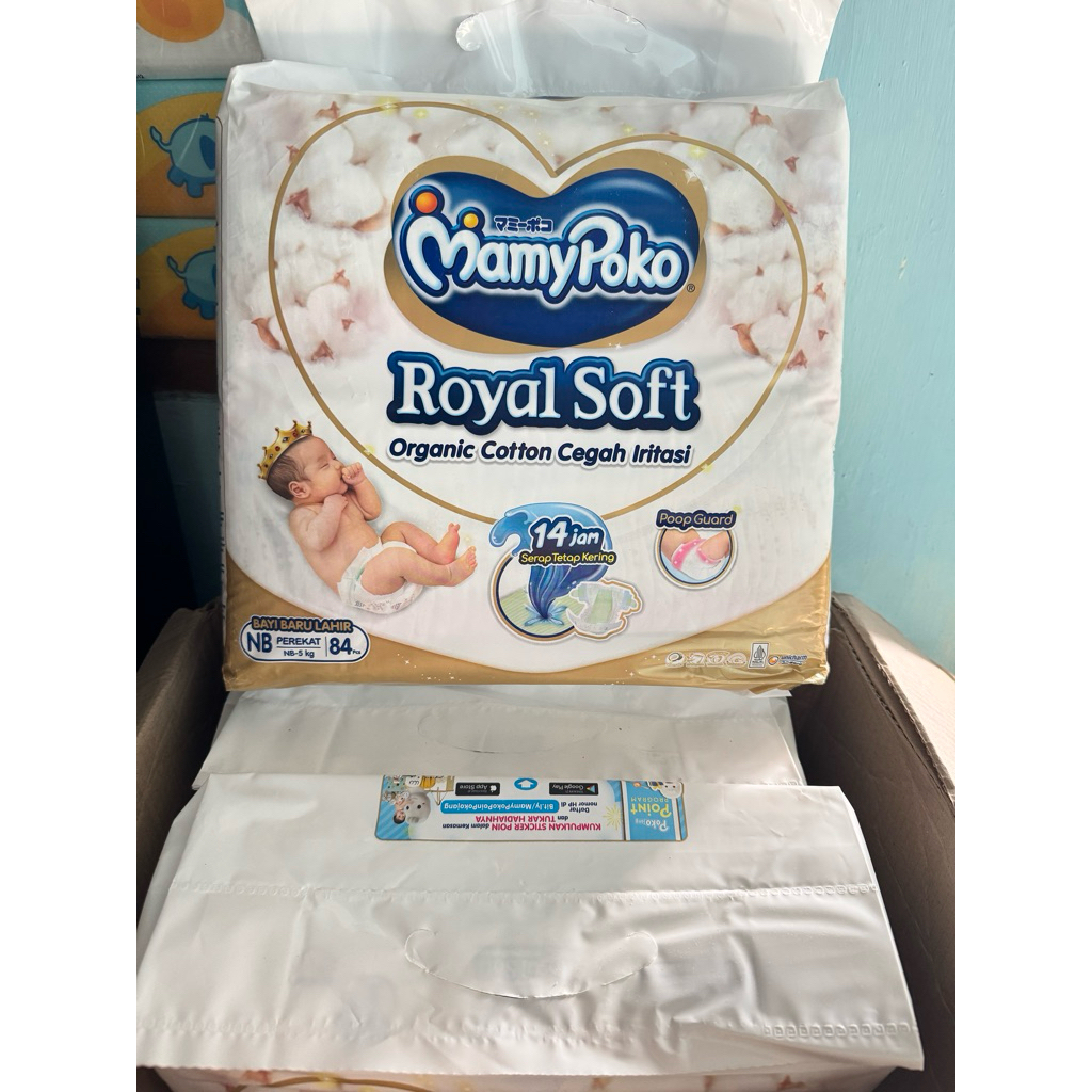 Pampers MamyPoko Royal Soft NB 84pcs
