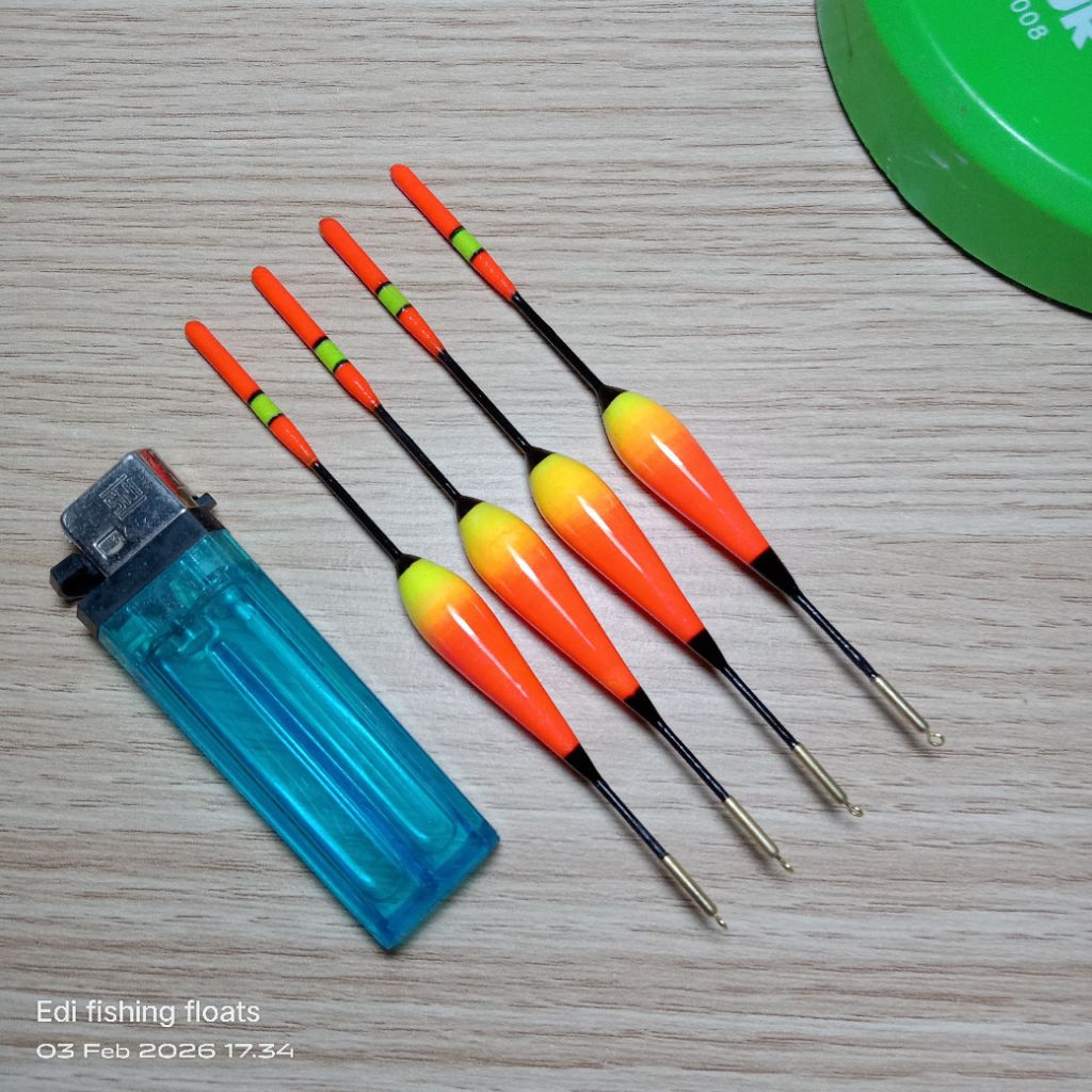 pelampung Anti badai mini 12cm timahnya kecil 0.5gram