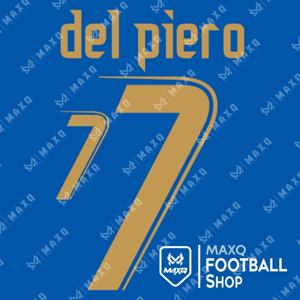 NAMESET DEL PIERO 7 ITALY ITALIA HOME 2006 WORLD CUP 2006