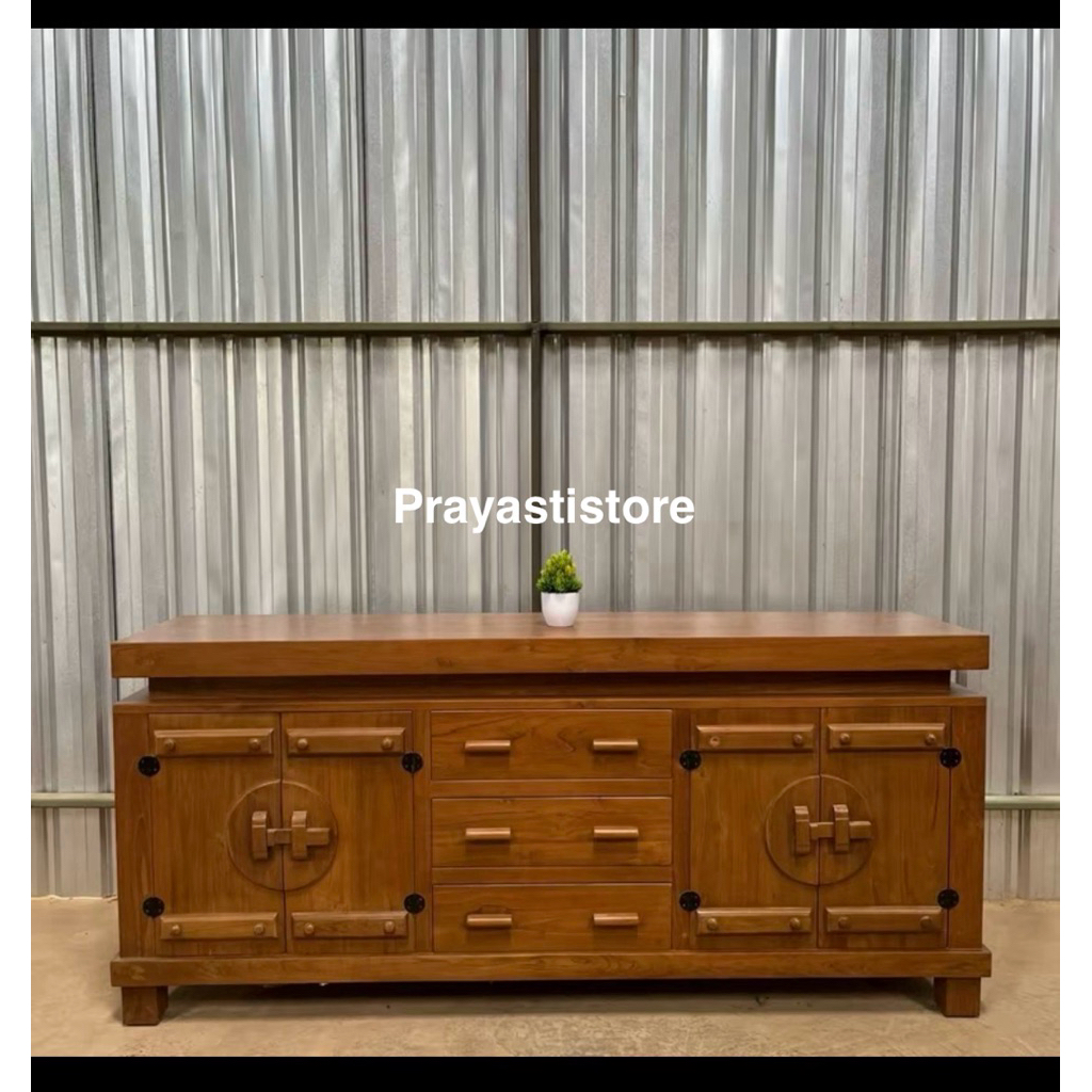 Bufet Tv Kayu Jati Bufet Tv Model koboy Jati Meja Tv Kayu Jati Asli