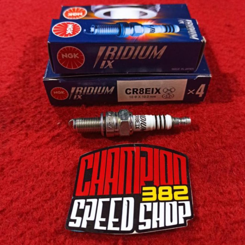 Busi NGK Iridium IX CR8EIX Ninja 250R Karbu Ninja 250FI OLD 2013-2017 W175 W800 Z250 CS1 Nova Sonic 