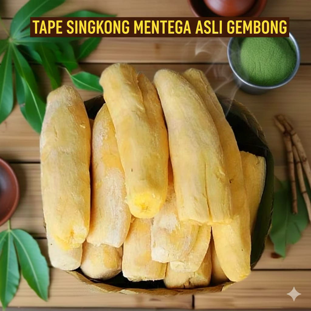 Tape singkong kuning mentega manis legit asli gembong pati terlaris