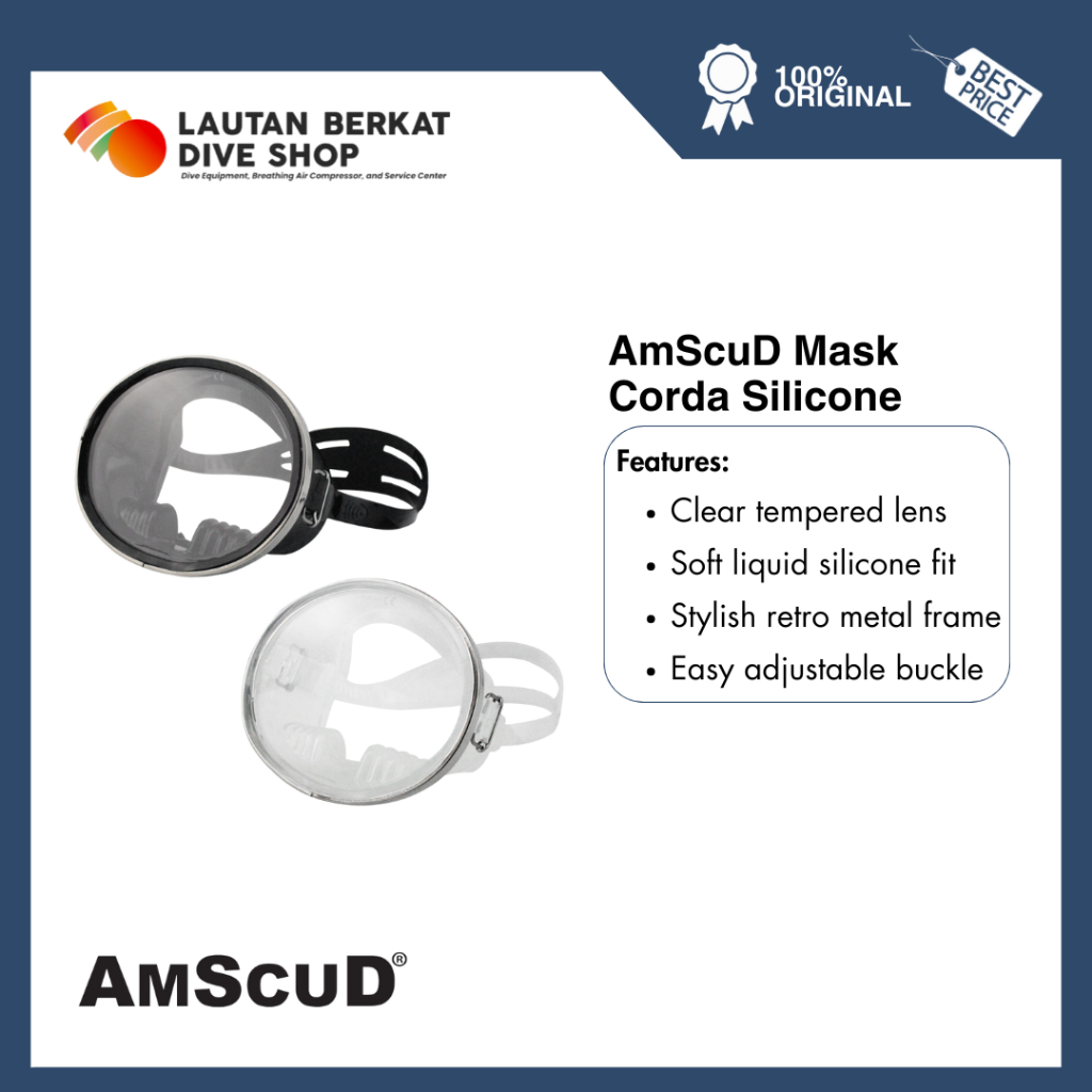 AMSCUD Corda Silicone Mask