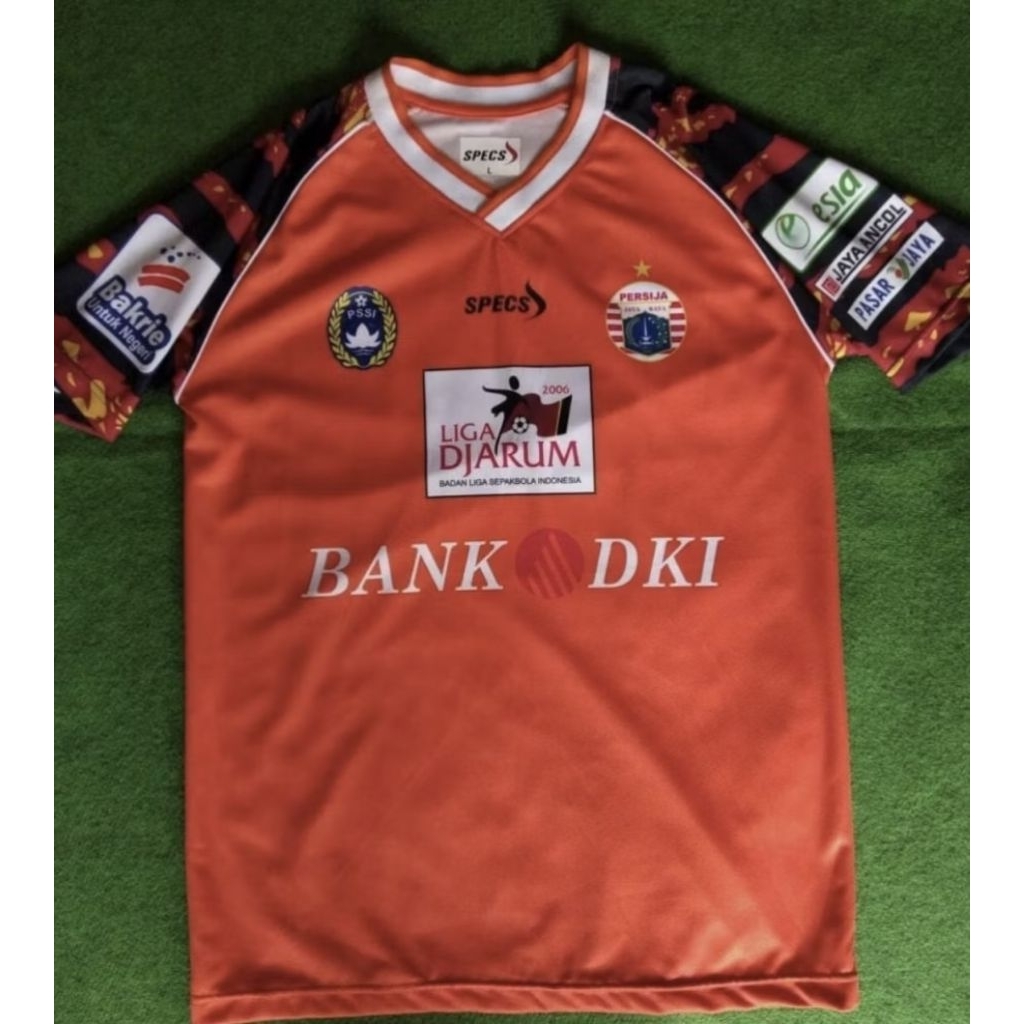 Jersey Persija Retro 2006 Grade Ori size lengkap (S-5XL)