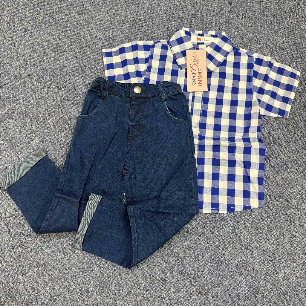 Mini Jeans Set Anak Laki-Laki 3 Tahun