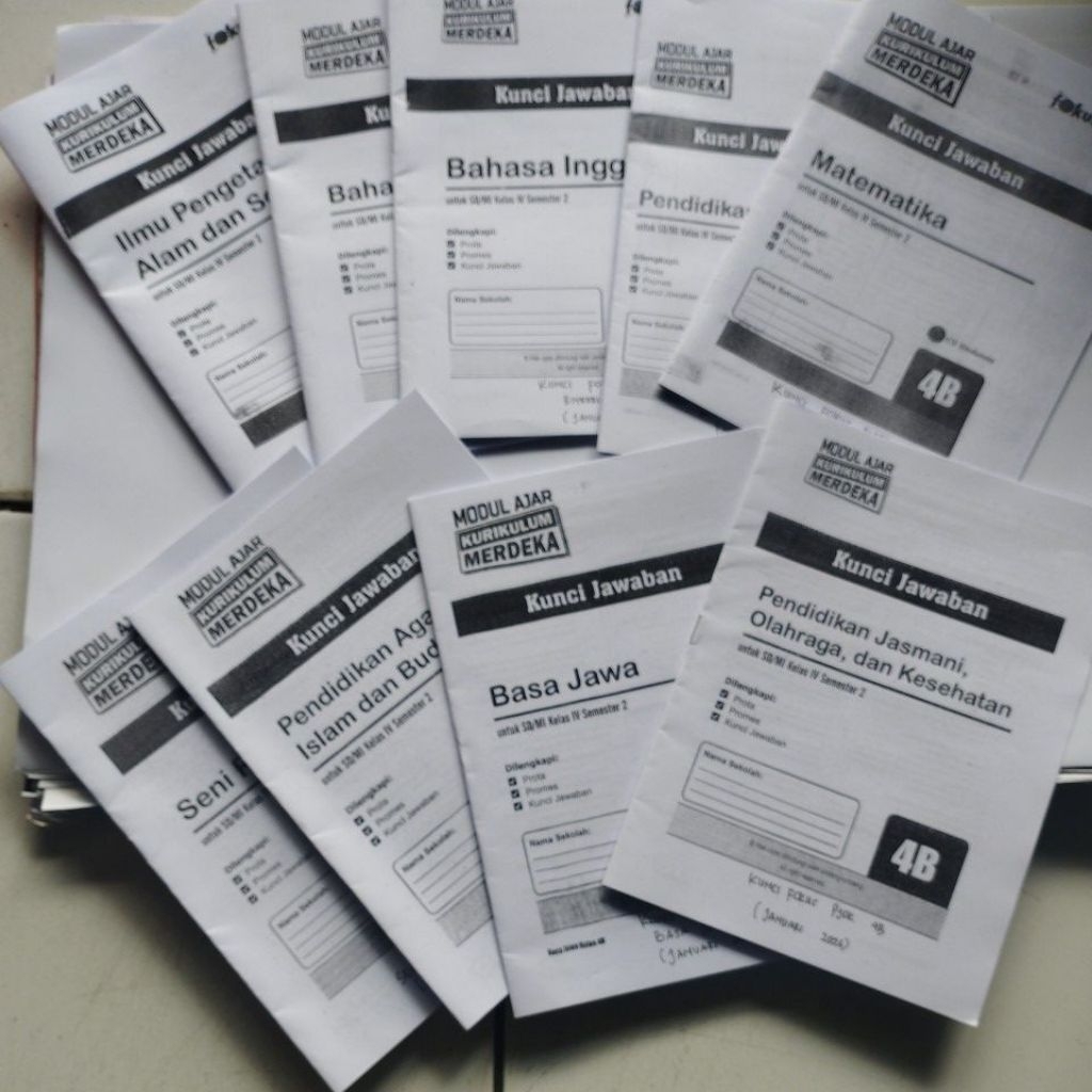 KUNCI LKS KELAS 4 FOKUS