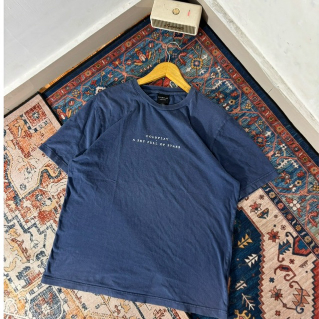 Tshirt Coldplay x Topten10 Navy Second