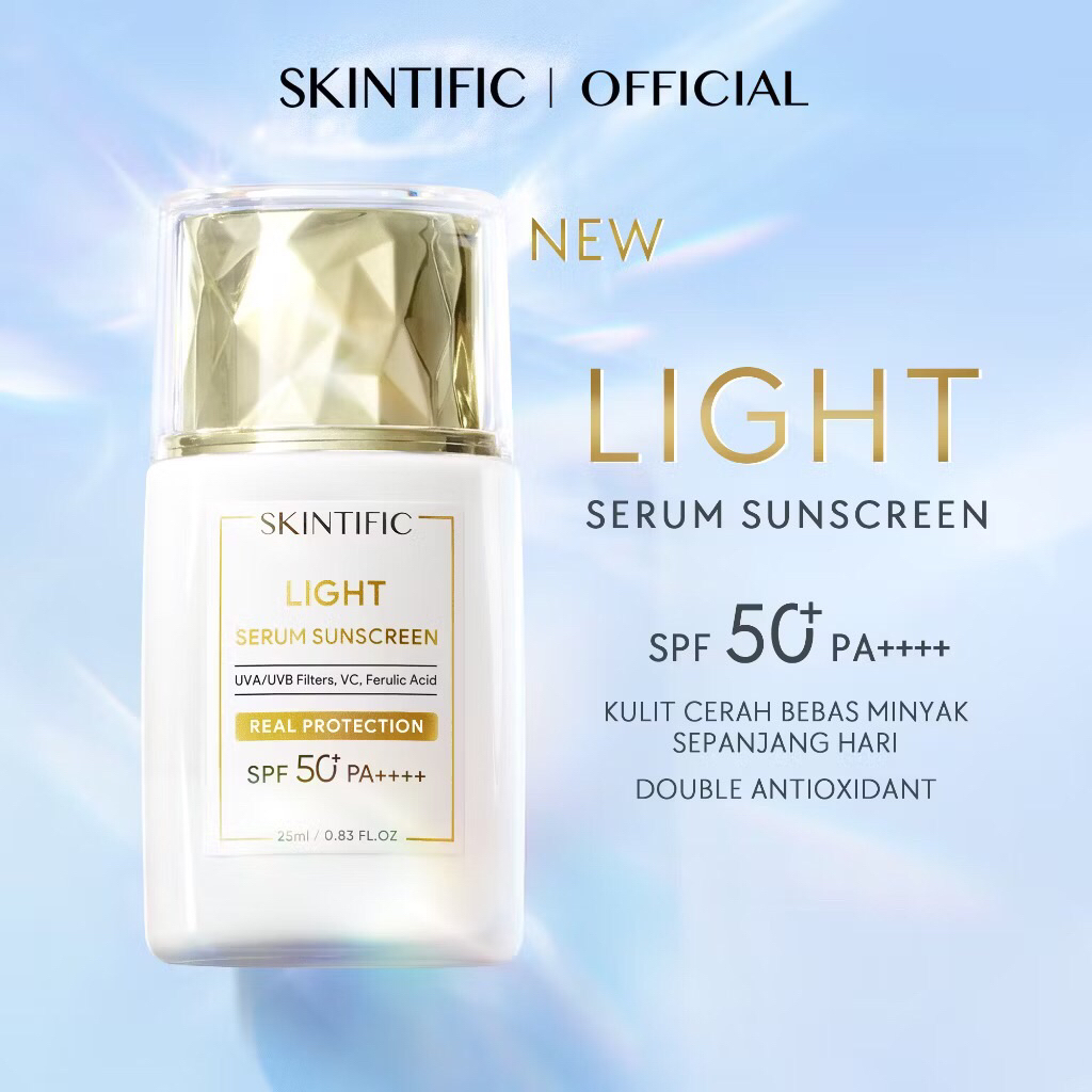 Skintific Ultra Light Serum Sunscreen SPF50 tabir surya ultralight Sunblock