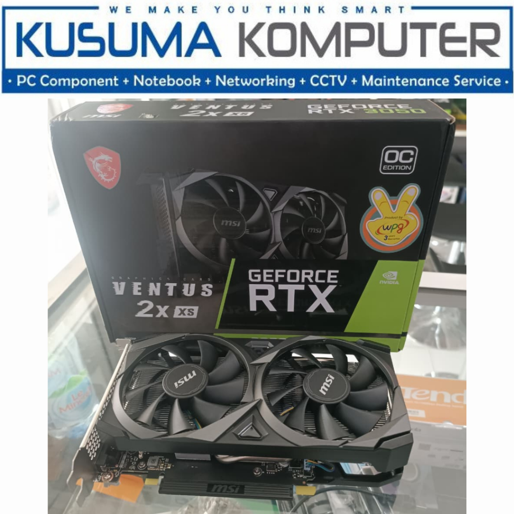 VGA MSI RTX 3050 8GB BEKAS LIKE NEW GARANSI 2028