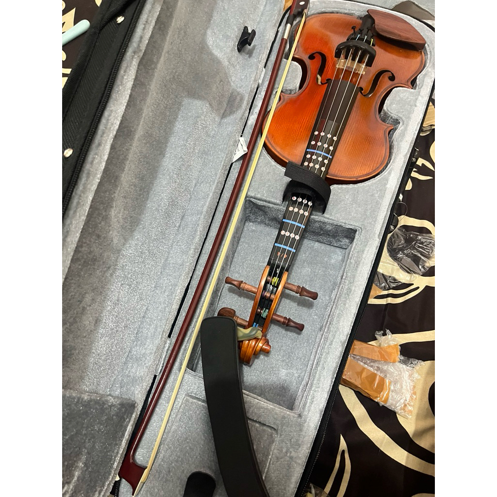 Biola Beijing 180 + upgrade senar nilon synthetic + bonus shoulder rest