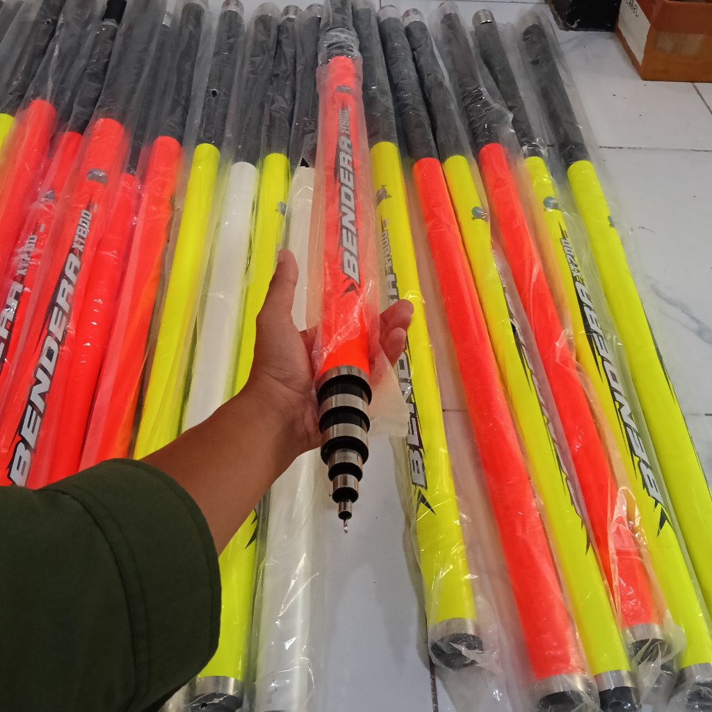 Tegek Bendera Sholawat Ukuran 7 meter 6 meter 5 meter 4 meter 3 meter Joran pancing ruas panjang