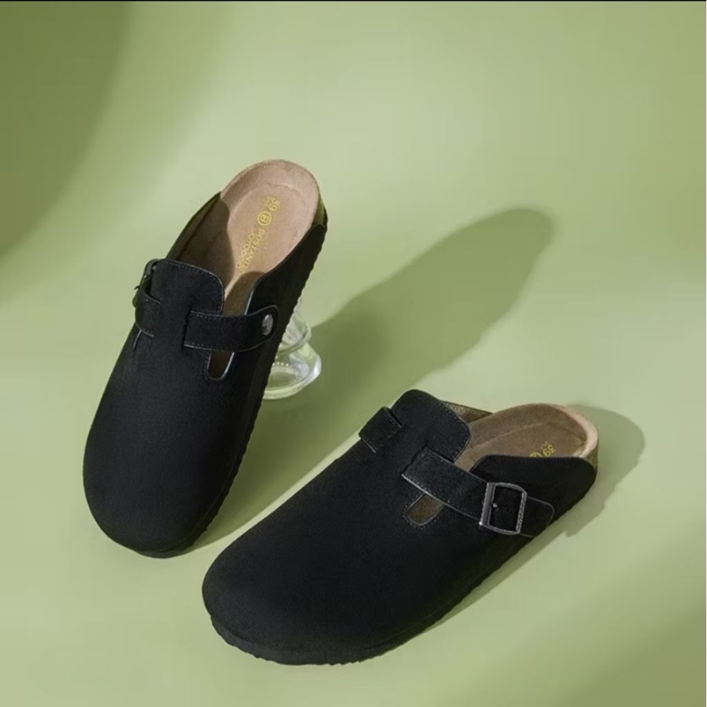 BOSTANTEN>Ark Shoes By Bostanten Birken Sandal Wanita Elegant Sol Karet Lembut Anti Slip Serba Casua