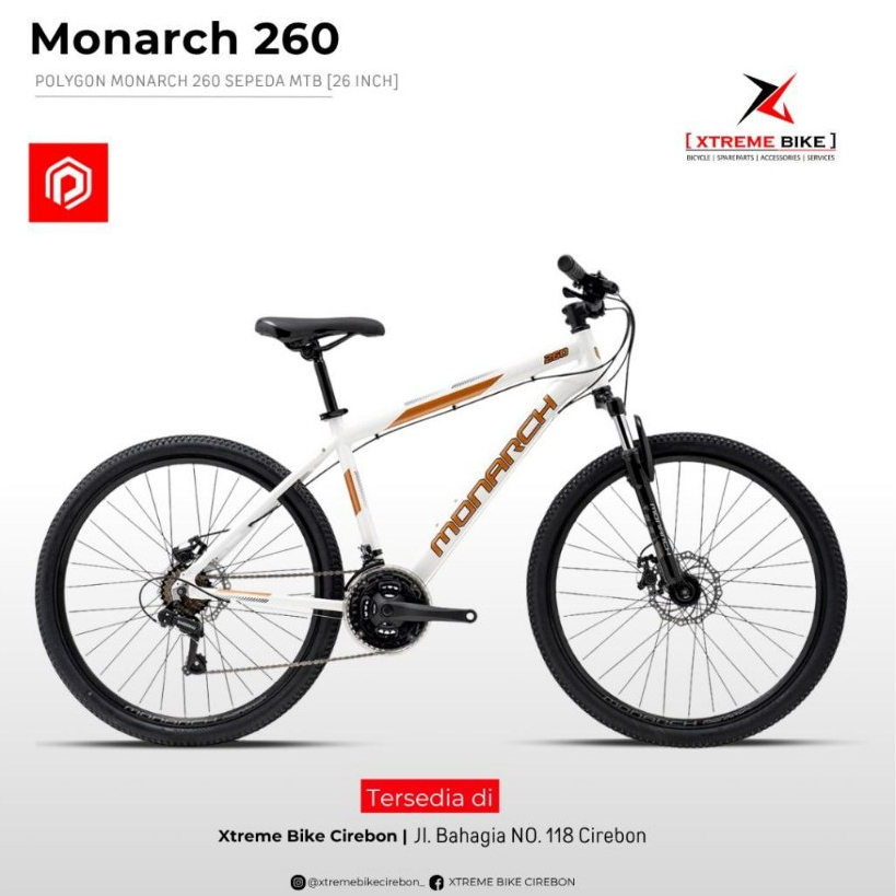 Sepeda MTB 26 Polygon Monarch 260 - Sepeda Gunung