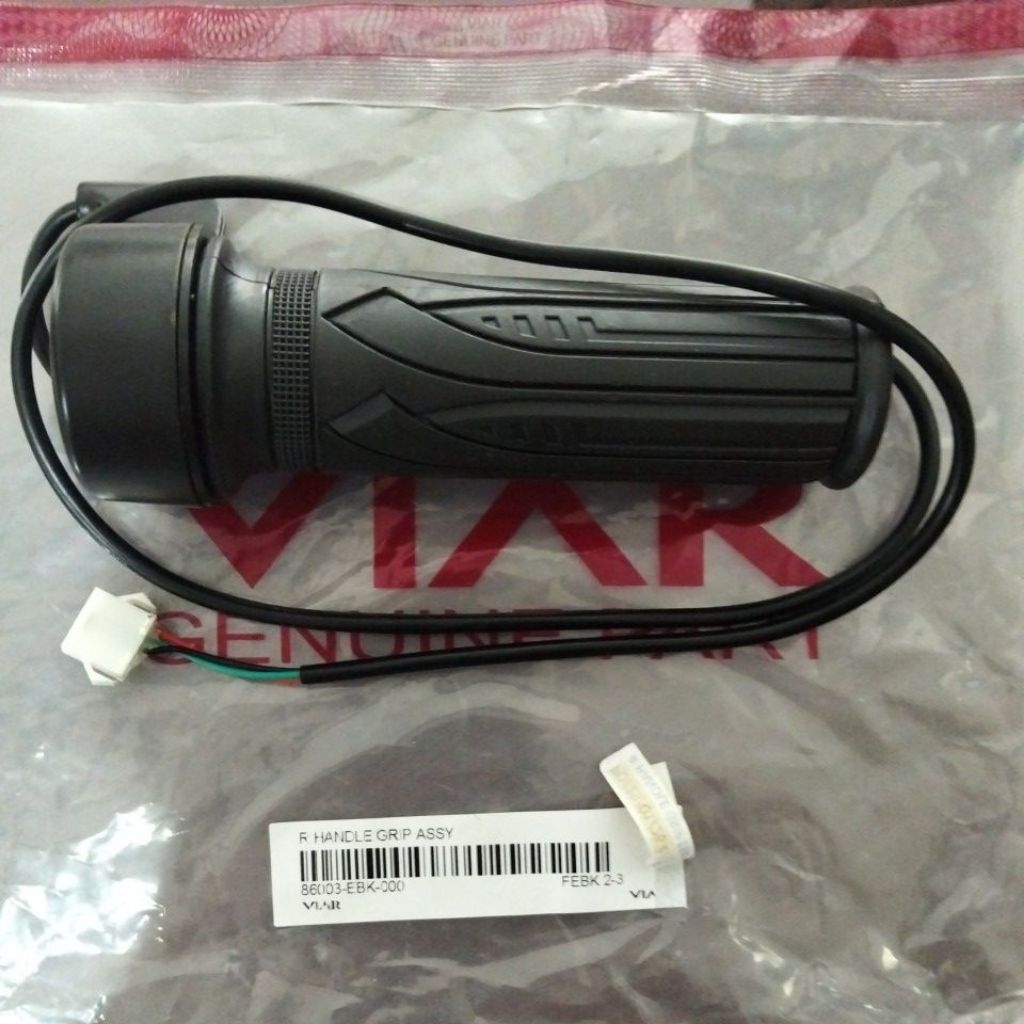 Handle Grip Kanan Sepeda Listrik U3 (EBK) ORIGINAL VIAR