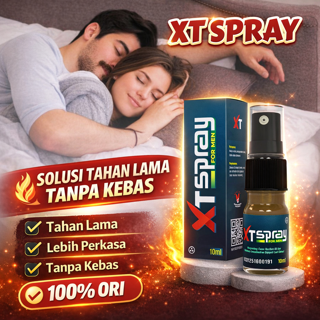 XT Spray Obat Kuat Pria Original Tahan Lama Durasi Berjam jam Tidak Kebas Dan Tidak Panas Original B