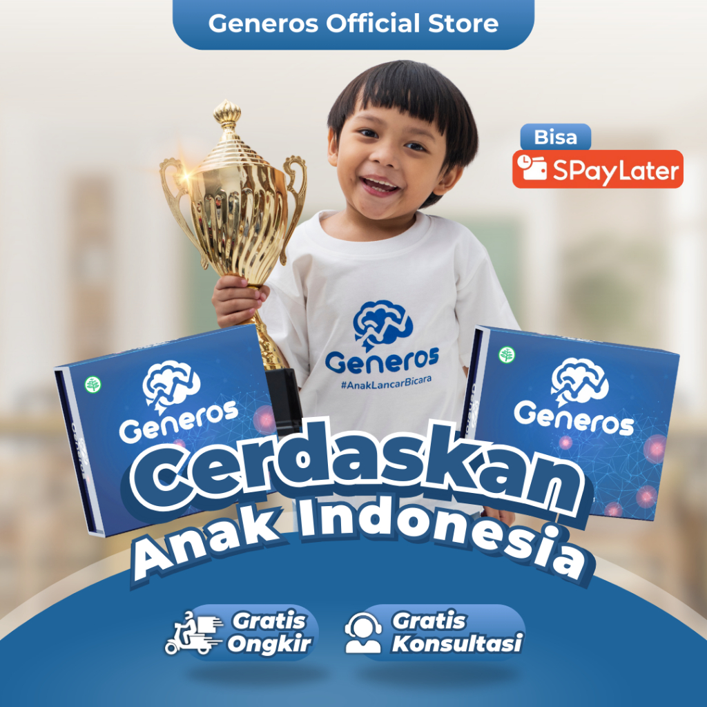 Generos Official Store - Multivitamin Kecerdasan Otak Anak | Bantu Optimalkan Syaraf Otak Anak - 2 B