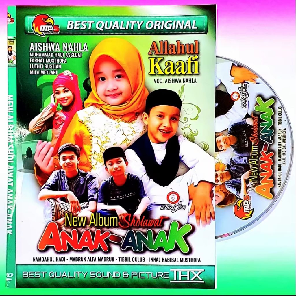 KASET DVD MP5 VIDEO MUSIK LAGU SHOLAWAT ANAK TERBARU-LAGU RELIGI ANAK MUSLIM-KASET DVD LAGU SHOLAWAT