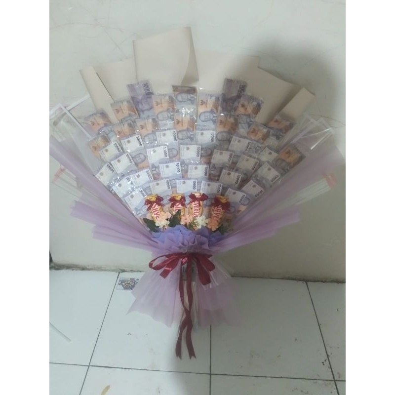 Buket uang 30lembar kosongan free paking