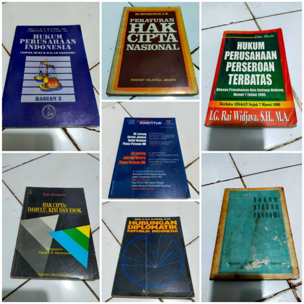 ori HAK CIPTA DAHULU KINI DAN ESOK - PAUL GOLDSTEIN / Hubungan diplomatik republik Indonesia / Perat