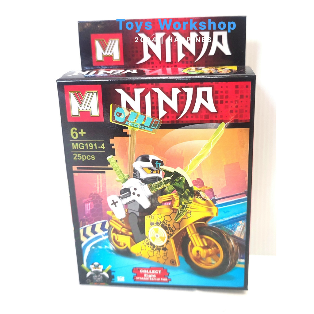 mainan mini figure ninja brick toys puzzle toy ninja blok ninja set series game miin figuran mini se