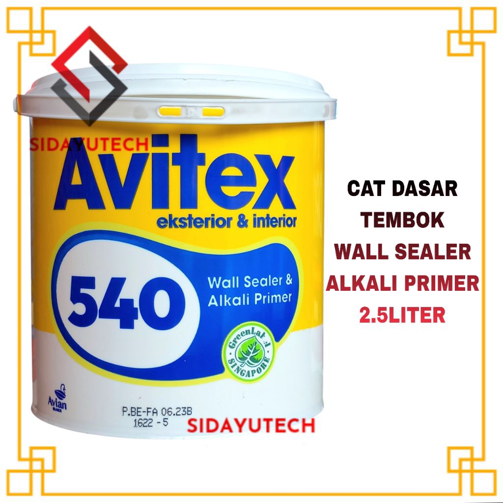 Cat Tembok Dasar Avitex 540 Wall Sealer Eksterior Interior