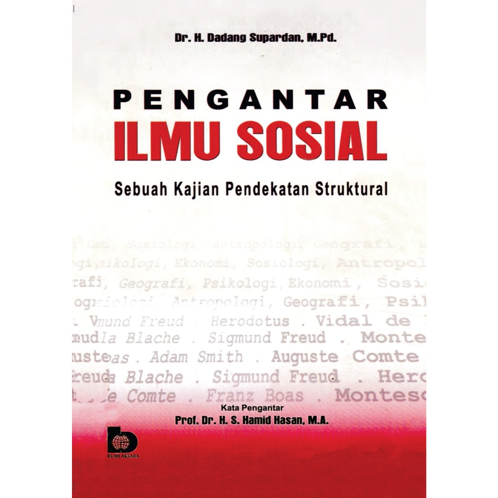Pengantar Ilmu Sosial dadang supardan