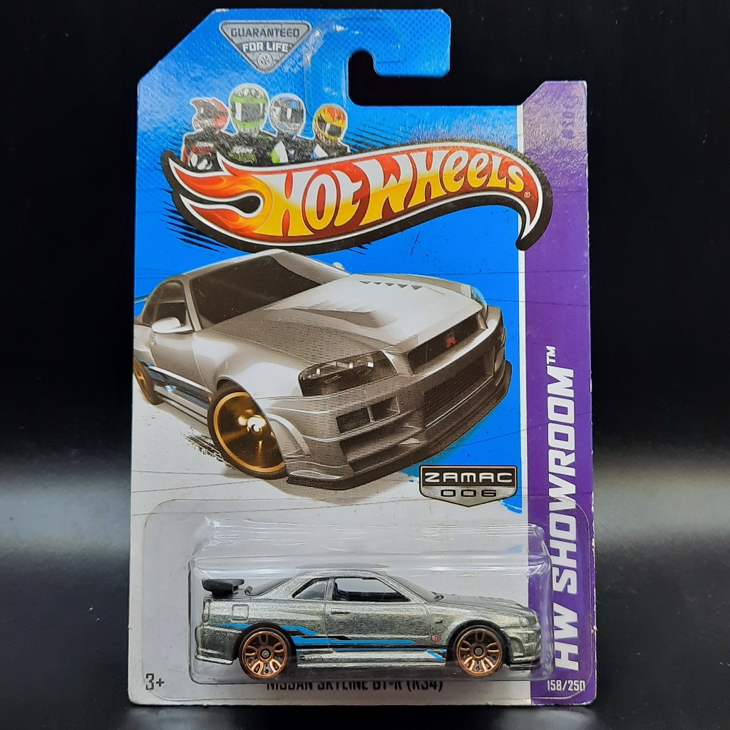 Hot Wheels Zamac Nissan Skyline GT-R R34 Soft Corner