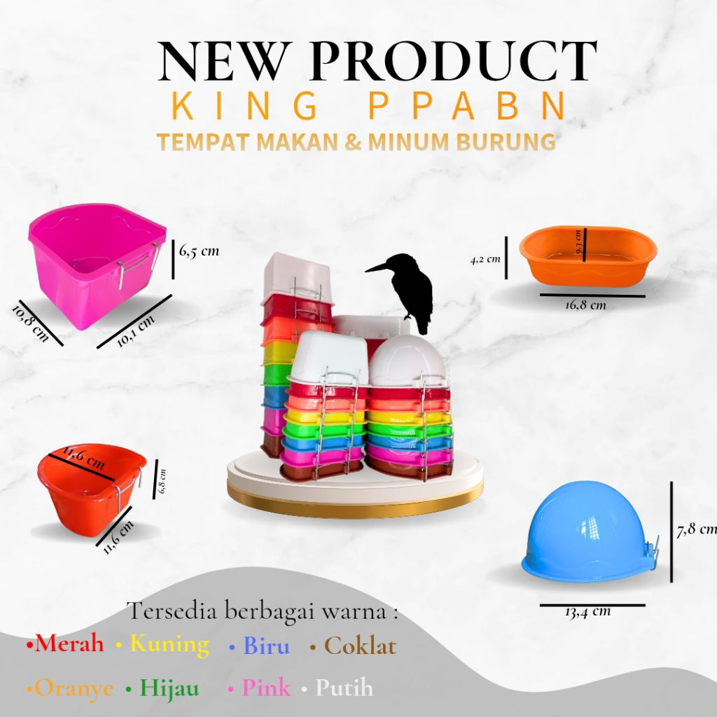 Cepuk + Kawat Pakan dan Minum Ayam | Burung | Bahan Tebal