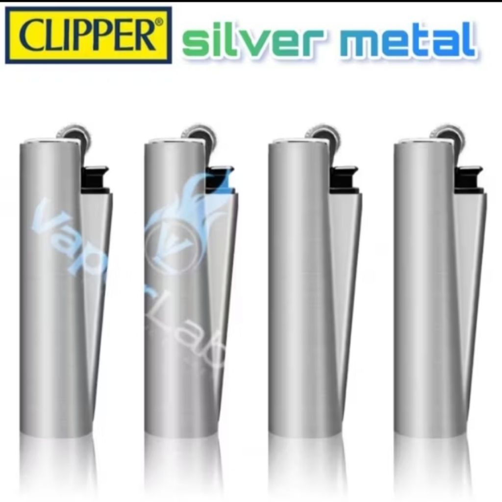 korek api clipper metal besi original import china refill gas lighter