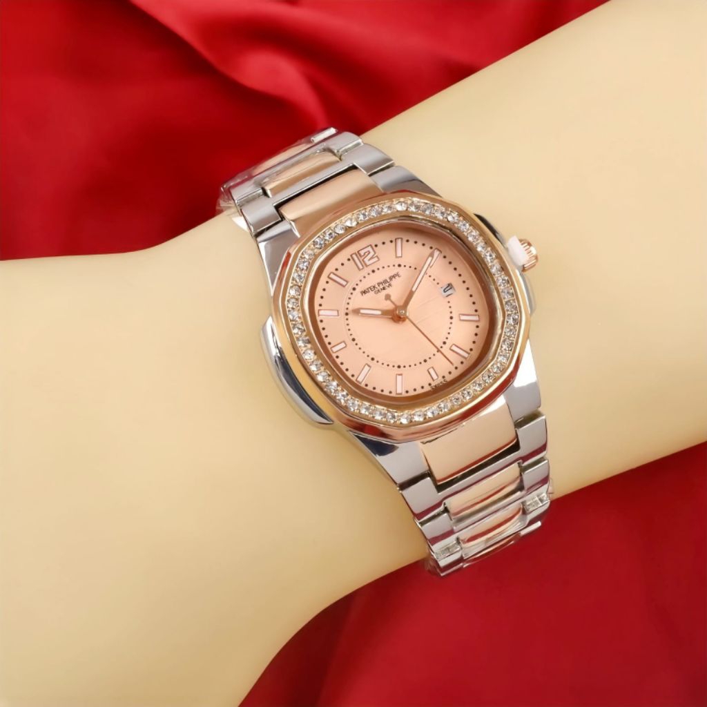 Patek Philippe Nautilus Ladies Rose Gold Diamond – Jam Tangan Wanita Elegan